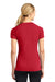 Sport-Tek LST700 Womens Ultimate Performance Moisture Wicking Short Sleeve V-Neck T-Shirt Red Back