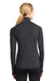 Sport-Tek LST850 Womens Sport-Wick Moisture Wicking 1/4 Zip Sweatshirt Charcoal Grey Back