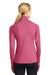 Sport-Tek LST850 Womens Sport-Wick Moisture Wicking 1/4 Zip Sweatshirt Pink Back