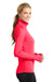 Sport-Tek LST850 Womens Sport-Wick Moisture Wicking 1/4 Zip Sweatshirt Hot Coral Pink Side