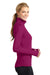 Sport-Tek LST850 Womens Sport-Wick Moisture Wicking 1/4 Zip Sweatshirt Fuchsia Pink Side