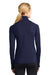 Sport-Tek LST850 Womens Sport-Wick Moisture Wicking 1/4 Zip Sweatshirt Navy Blue Back