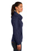 Sport-Tek LST852 Womens Sport-Wick Moisture Wicking Full Zip Jacket Navy Blue Side