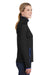 Sport-Tek LST853 Womens Sport-Wick Moisture Wicking Full Zip Jacket Black/Royal Blue Side