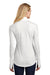 Sport-Tek LST855 Womens Sport-Wick Moisture Wicking 1/4 Zip Sweatshirt White Back