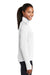 Sport-Tek LST860 Womens Sport-Wick Moisture Wicking 1/4 Zip Sweatshirt White Side
