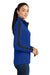 Sport-Tek LST861 Womens Sport-Wick Moisture Wicking 1/4 Zip Sweatshirt Royal Blue/Black Side