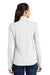 Sport-Tek LST861 Womens Sport-Wick Moisture Wicking 1/4 Zip Sweatshirt White/Grey Back
