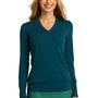 Port Authority Womens Long Sleeve V-Neck Sweater - Moroccan Blue