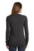 Port Authority LSW415 Womens Long Sleeve Cardigan Sweater Black Back