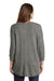 Port Authority LSW416 Womens Long Sleeve Cocoon Sweater Grey Back