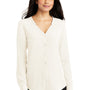 Port Authority Womens Long Sleeve Button Down Shirt - Ivory Chiffon White