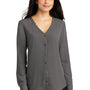 Port Authority Womens Long Sleeve Button Down Shirt - Sterling Grey