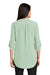 Port Authority LW701 Womens 3/4 Sleeve V-Neck T-Shirt Sage Green Back