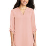 Port Authority Womens 3/4 Sleeve V-Neck T-Shirt - Rose Quartz Pink