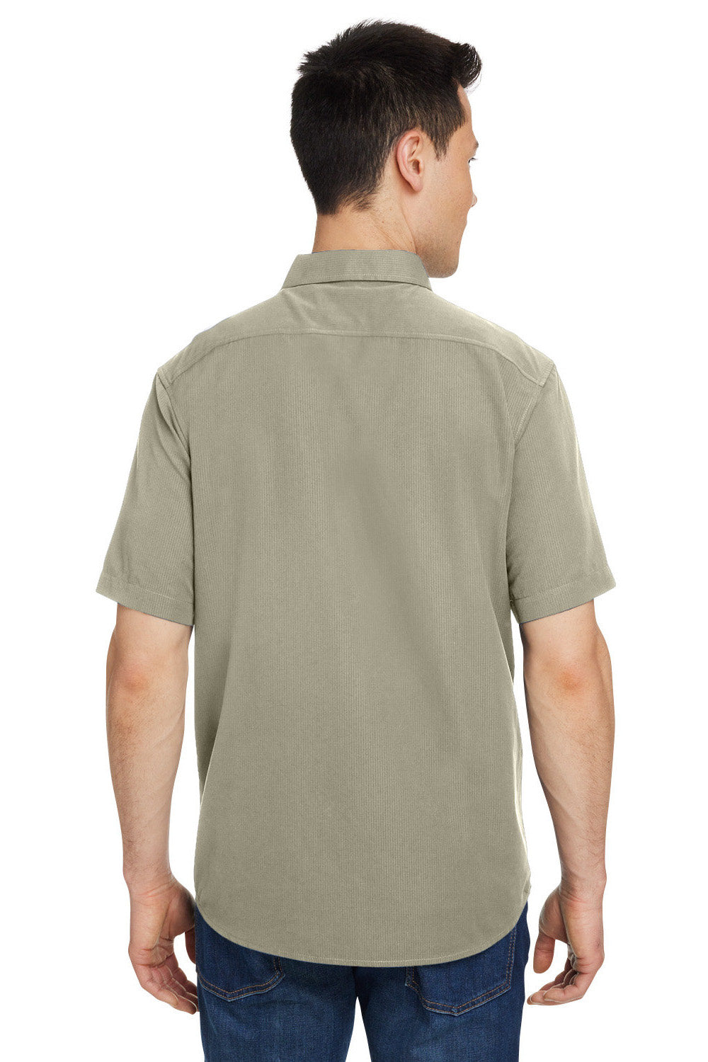 Marmot M14116 Mens Aerobora Short Sleeve Button Down Shirt w/ Pocket Vetiver Back