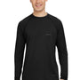Marmot Mens Windridge Moisture Wicking Long Sleeve Crewneck T-Shirt - Black