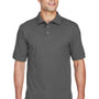 Harriton Mens Short Sleeve Polo Shirt - Charcoal Grey