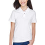 Harriton Womens Short Sleeve Polo Shirt - White