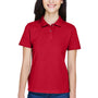 Harriton Womens Short Sleeve Polo Shirt - Red