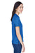 Harriton M200W Womens Short Sleeve Polo Shirt Royal Blue Side