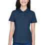 Harriton Womens Short Sleeve Polo Shirt - Navy Blue
