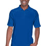 Harriton Mens Advantage Tactical Moisture Wicking Short Sleeve Polo Shirt - True Royal Blue