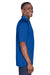 Harriton M211 Advantage Tactical Moisture Wicking Short Sleeve Polo Shirt Royal Blue Side