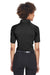 Harriton M211W Womens Advantage Tactical Moisture Wicking Short Sleeve Polo Shirt Black Back