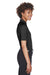Harriton M211W Womens Advantage Tactical Moisture Wicking Short Sleeve Polo Shirt Black Side