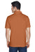 Harriton M315 Mens Polytech Moisture Wicking Short Sleeve Polo Shirt Texas Orange Back