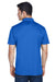 Harriton M315 Mens Polytech Moisture Wicking Short Sleeve Polo Shirt Royal Blue Back