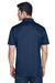 Harriton M315 Mens Polytech Moisture Wicking Short Sleeve Polo Shirt Navy Blue Back