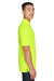 Harriton M345 Mens Advantage Moisture Wicking Short Sleeve Polo Shirt Safety Yellow Side