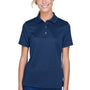 Harriton Womens Advantage Moisture Wicking Short Sleeve Polo Shirt - Dark Navy Blue