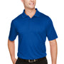 Harriton Mens Advantage Performance Moisture Wicking Short Sleeve Polo Shirt - True Royal Blue