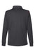 Harriton M348LW Womens Advantage Performance Moisture Wicking Long Sleeve Polo Shirt Dark Charcoal Grey Flat Back