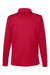 Harriton M348LW Womens Advantage Performance Moisture Wicking Long Sleeve Polo Shirt Red Flat Back