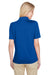 Harriton M348W Womens Advantage Performance Moisture Wicking Short Sleeve Polo Shirt Royal Blue Back