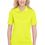 Harriton Womens Advantage Performance Moisture Wicking Short Sleeve Polo Shirt - Safety Yellow