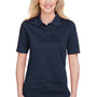 Harriton Womens Advantage Performance Moisture Wicking Short Sleeve Polo Shirt - Dark Navy Blue
