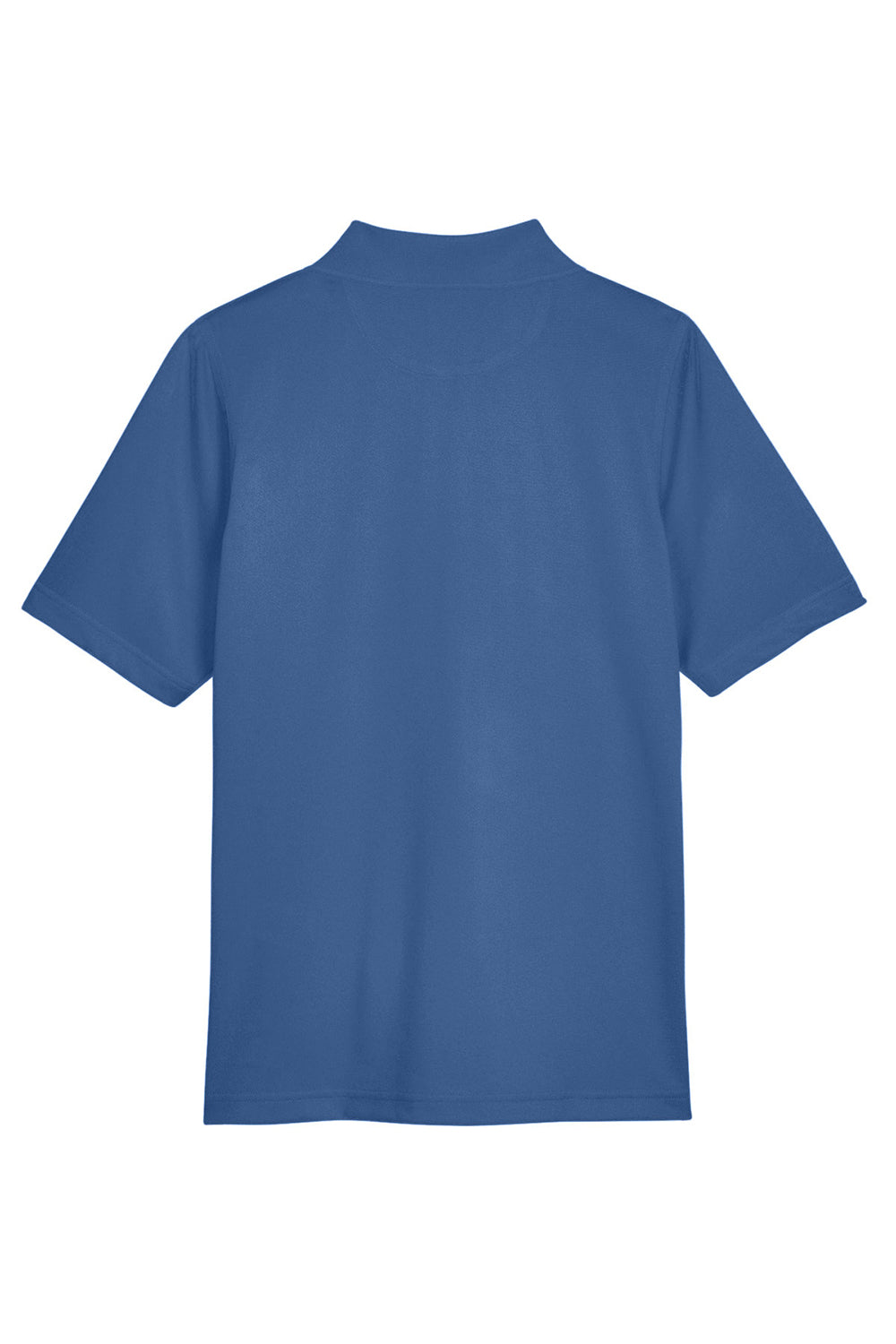 Harriton M348W Womens Advantage Performance Moisture Wicking Short Sleeve Polo Shirt Pool Blue Flat Back