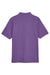 Harriton M348W Womens Advantage Performance Moisture Wicking Short Sleeve Polo Shirt Team Purple Flat Back