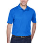 Harriton Mens Moisture Wicking Short Sleeve Polo Shirt - True Royal Blue