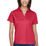 Harriton Womens Moisture Wicking Short Sleeve Polo Shirt - Red - Closeout