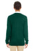 Harriton M425W Womens Pilbloc Button Down Lone Sleeve Cardigan Sweater Hunter Green Back