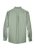 Harriton M500/M500T Wrinkle Resistant Long Sleeve Button Down Shirt w/ Pocket Dill Green Flat Back