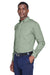 Harriton M500/M500T Wrinkle Resistant Long Sleeve Button Down Shirt w/ Pocket Dill Green 3Q