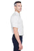 Harriton M500S Mens Wrinkle Resistant Short Sleeve Button Down Shirt w/ Pocket White Side