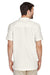 Harriton M560 Mens Barbados Wrinkle Resistant Short Sleeve Button Down Camp Shirt w/ Pocket Cream Back